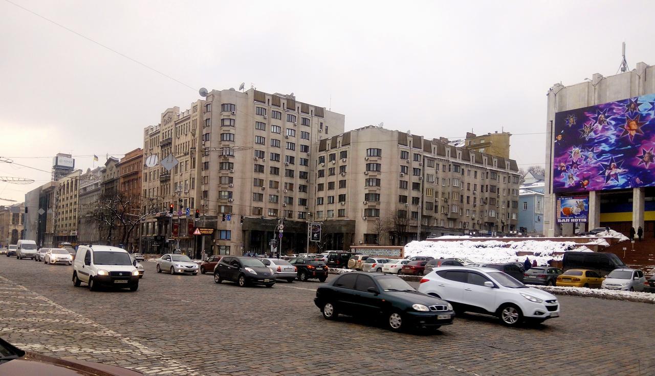 Apartment Triokhsviatytelskaya Street 3 Kyiv Exterior photo